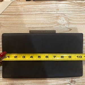 Deep Blue Satin Clutch